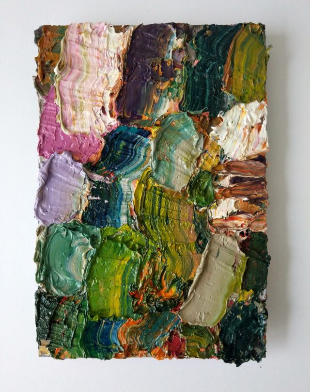 ohne Titel, 2022
21x15 cm, Öl auf Karton

#colorstudy #colors #oilpainting #impastopainting #farbstudie #abstract 
#abstractart #impasto #artcollector #munichartist #kunstinmünchen #farblandschaft