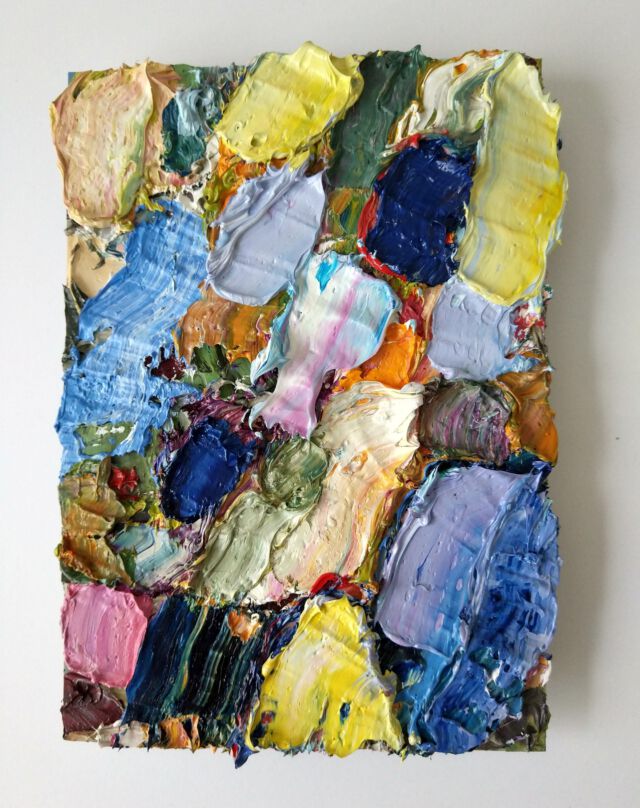 ohne Titel, 2022
Öl auf Karton, 21x15cm

#2023 #happynewyear #oilpainting #smallpainting #blueyellow #colors
#artinmunich #colourstudy